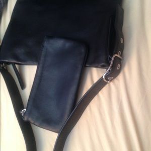 Coach totes and wallet leather black.